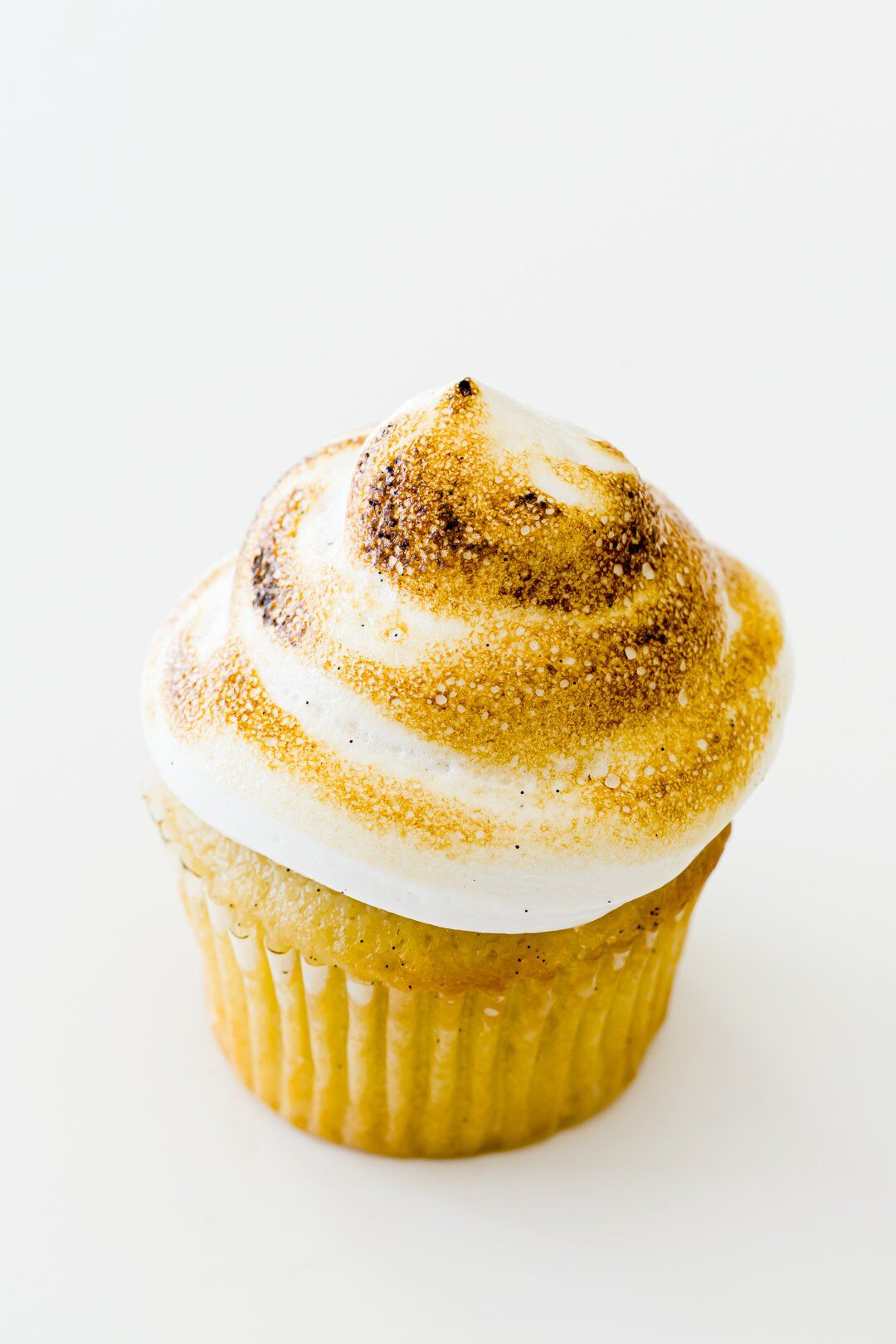 Aquafaba on a cupcake