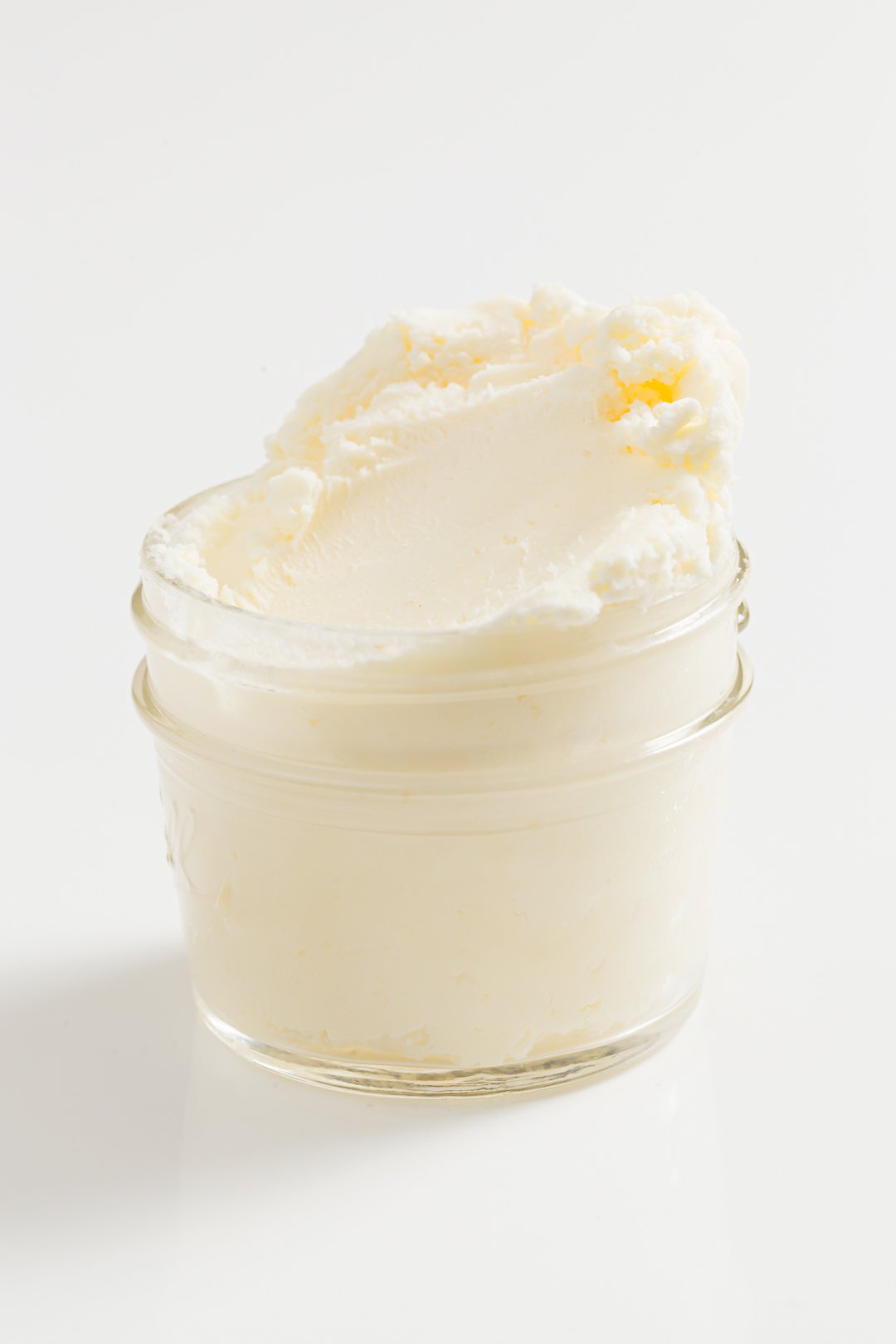 A jar full of clotted cream