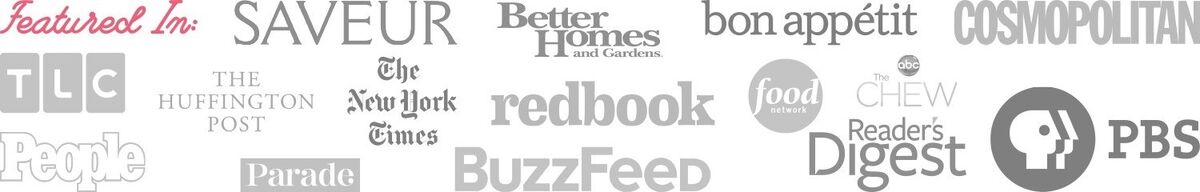 Gray Logos Representing Media Where Cupcake Project has Appeared