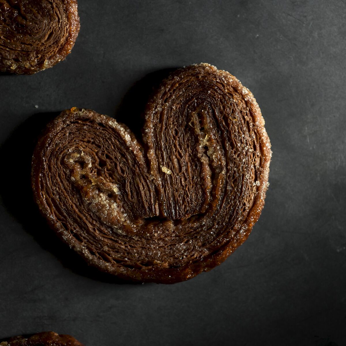 Chocolate puff pastry