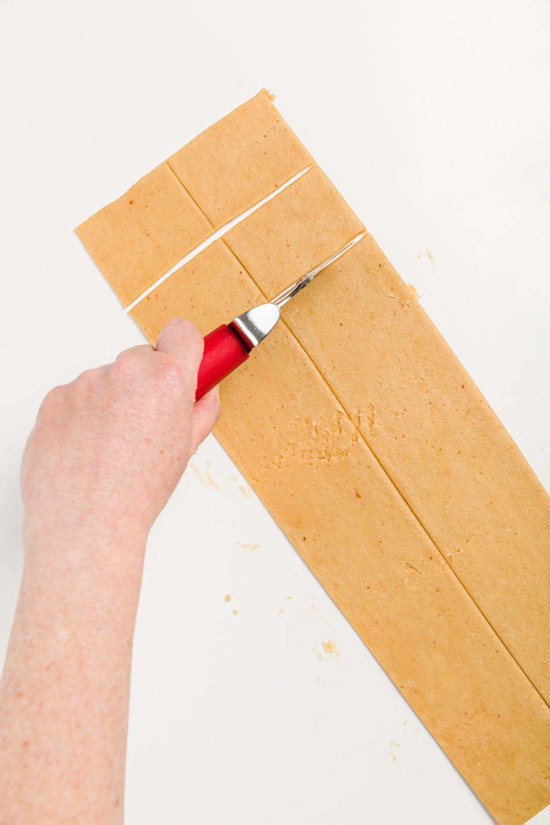 Cutting out crackers