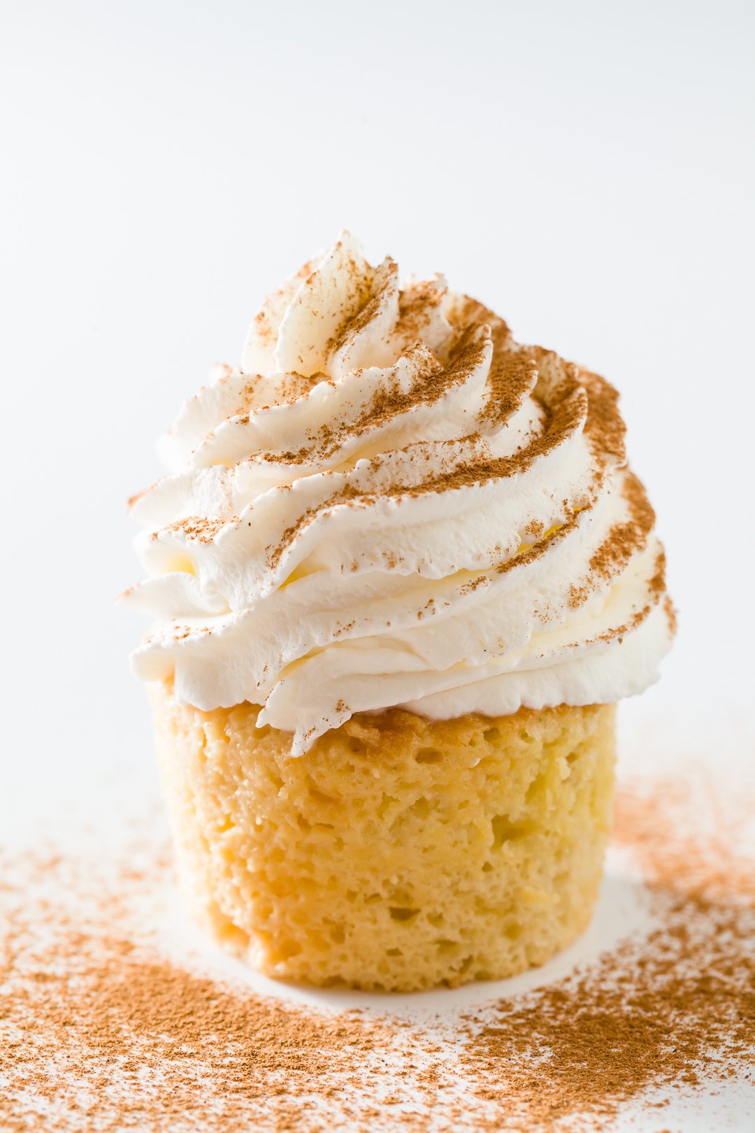 Tres leches cupcakes