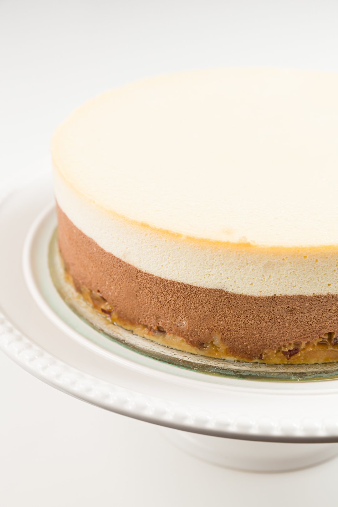 Cheesecake with no cracks