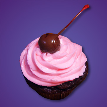 Cherry Chocolate Cupcake