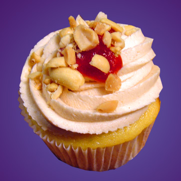 Peanut Butter and Jelly Cupcake